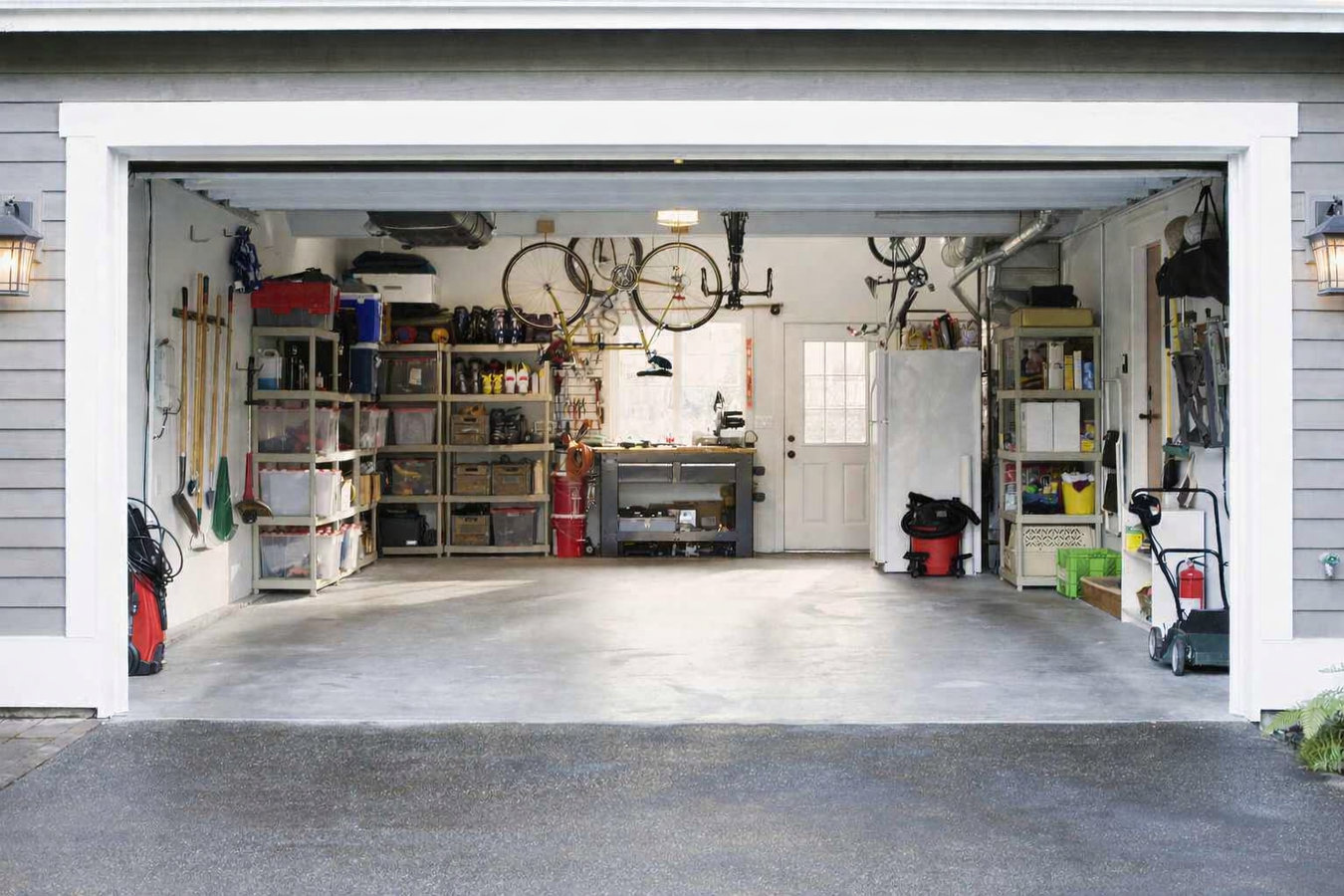 Garage floor concrete